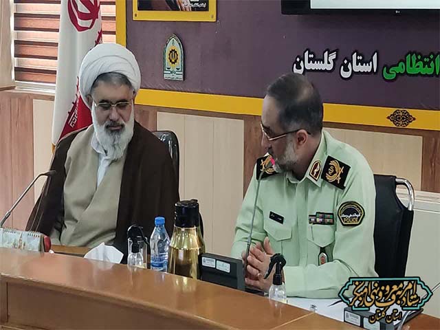 جلسه تعامل وهم افزایی دبیر ستاد امربه‌معروف و نهی از منکر استان گلستان و با حضور فرماندهی محترم نیروی انتظامی استان گلستان 